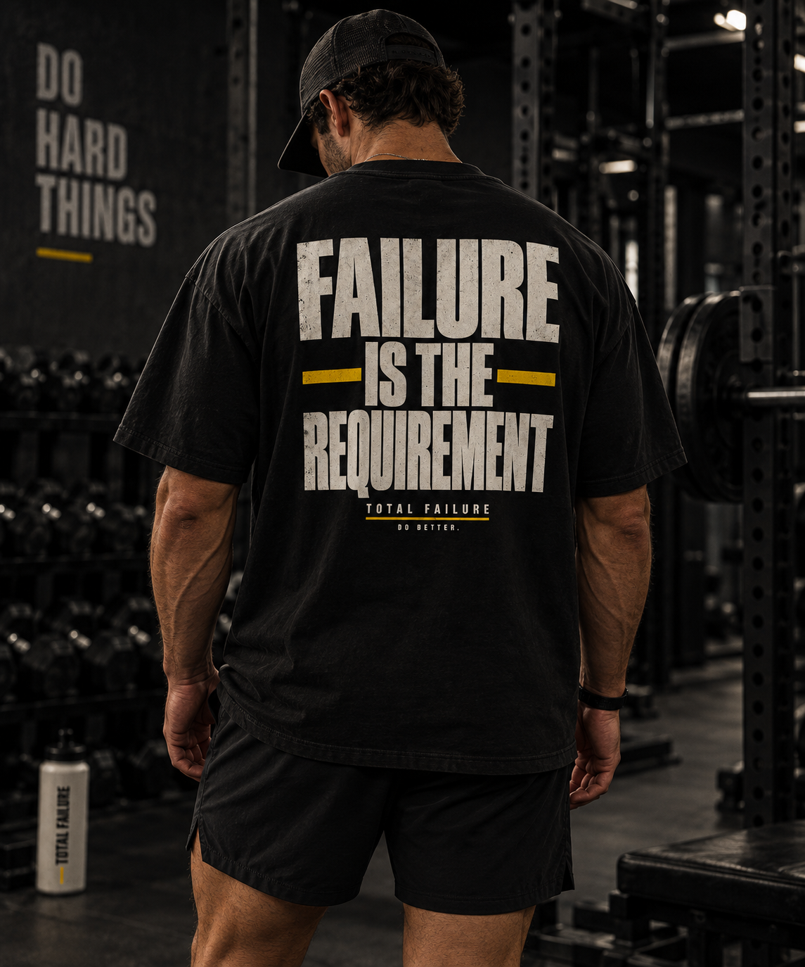 Failure Is the Requirement T-Shirt — Motivational Gym Tee