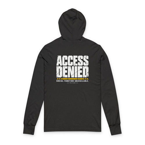 DONT TALK TO ME - Hooded Long Sleeve Tee