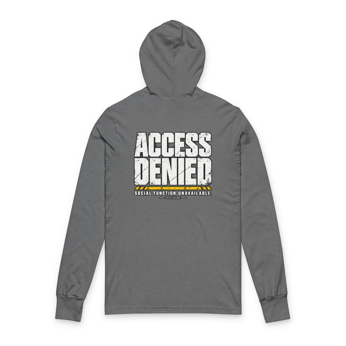 DONT TALK TO ME - Hooded Long Sleeve Tee