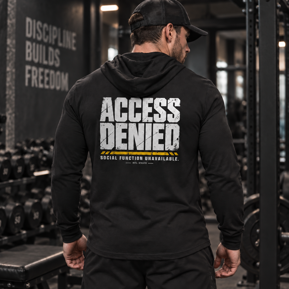 DONT TALK TO ME - Hooded Long Sleeve Tee
